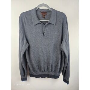 Men's BORN sweater, szM, silk/cashmere blend, long sleeve pullover